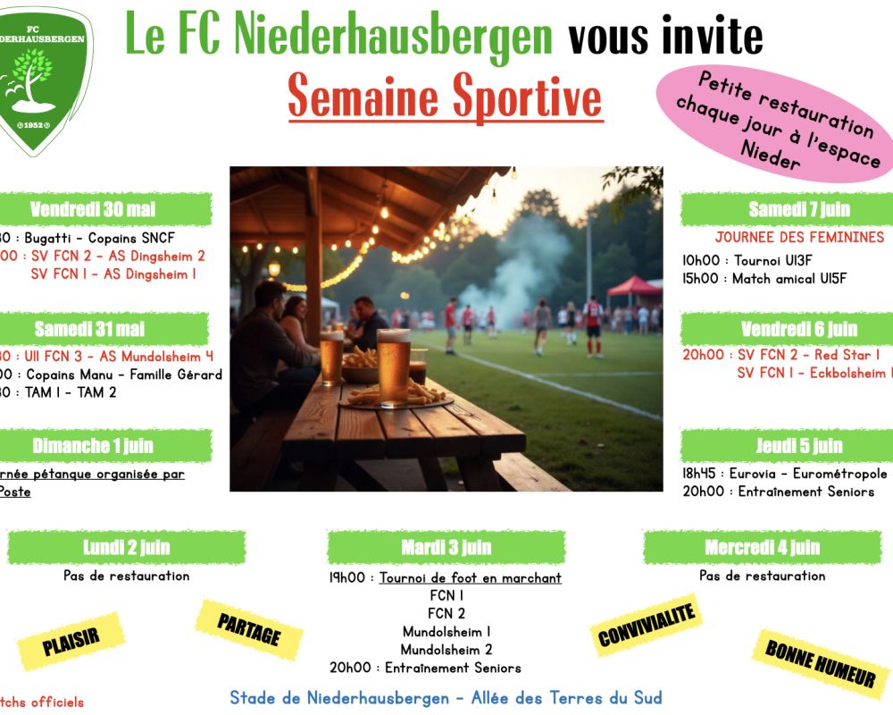 semaine sportive FCN