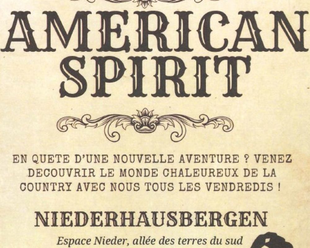 American Spirit vous propose des cours tous les vendredis