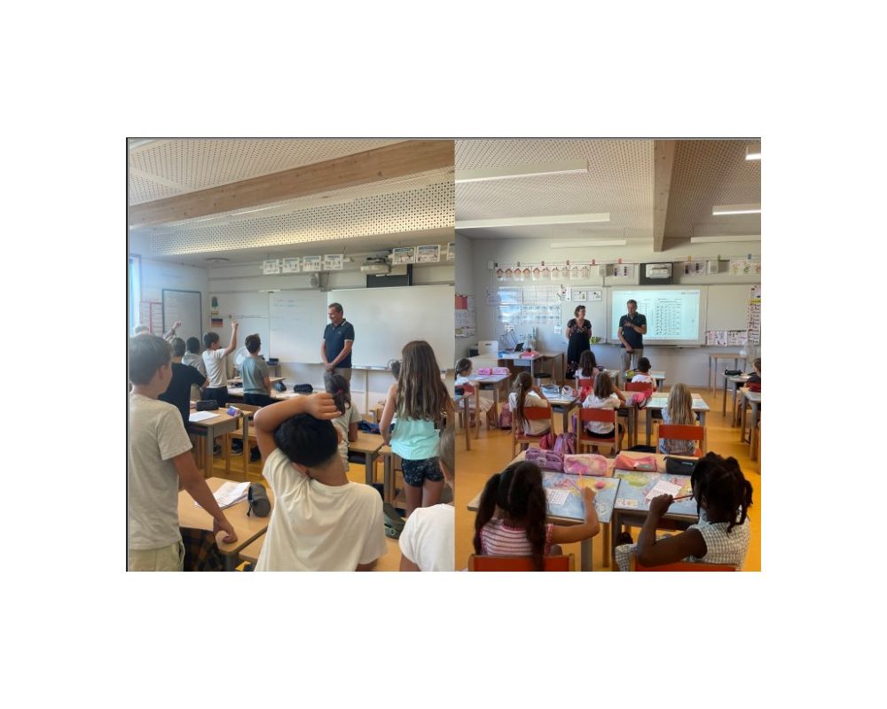 Rentr&eacute;e des classes : Visite du Maire