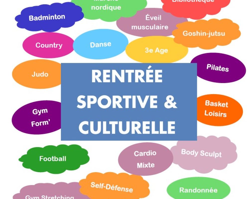 Rentrée sportive et culturelle.