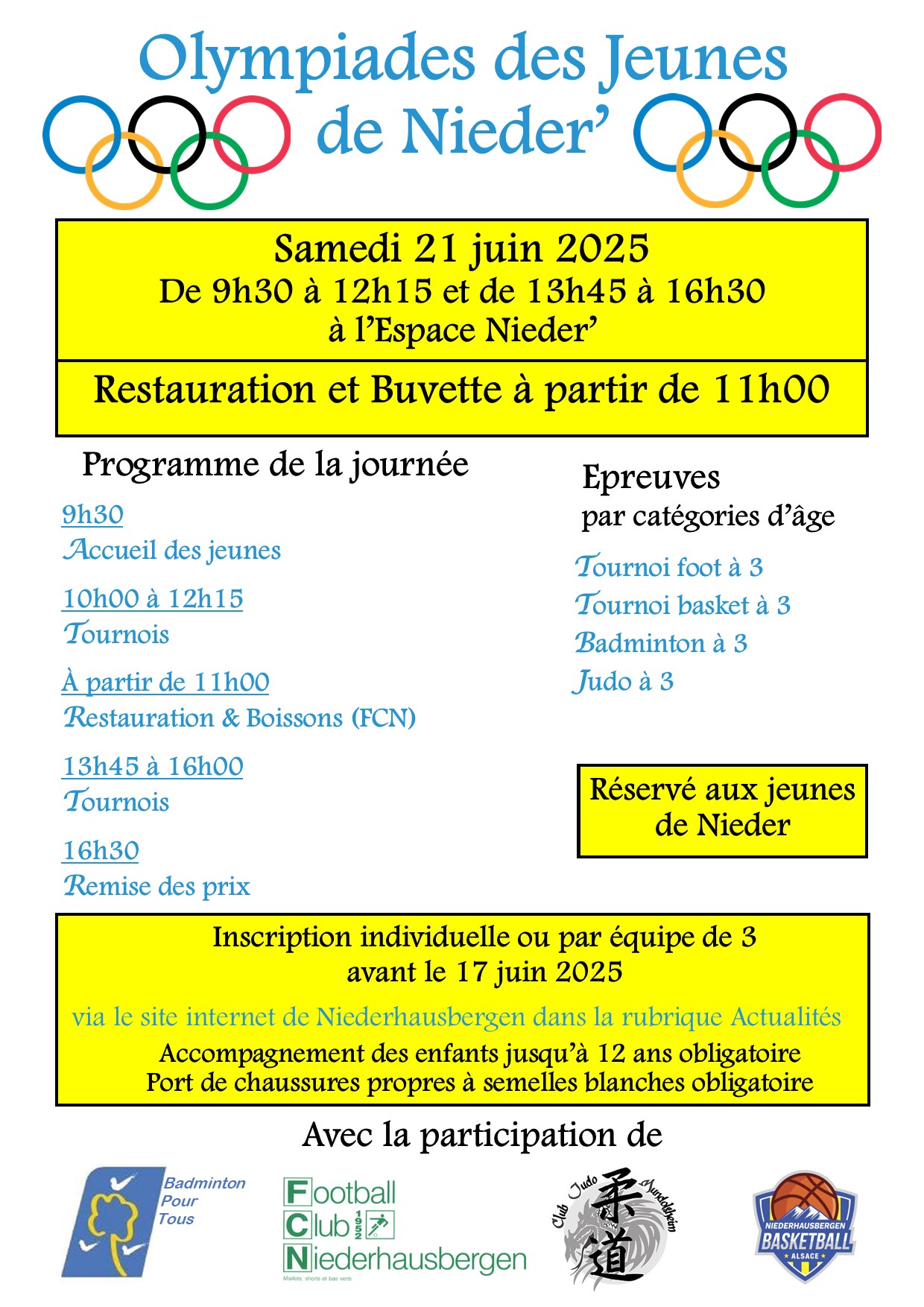 Olympiades des jeunes 2025 2